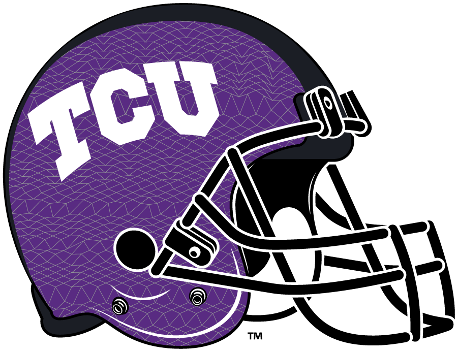 TCU Horned Frogs 2013-Pres Helmet Logo iron on transfers for T-shirts